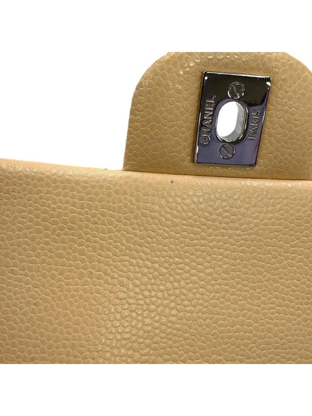 Chanel Chain Shoulder Bag Quilted 20 CC Logo Caviar Leather Mini Flap